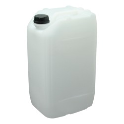 Plastic Jerry Can With Cap Clear 25 Litre